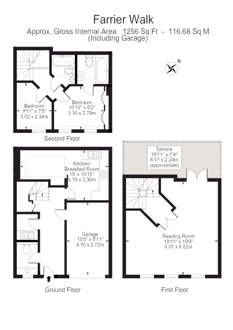 2 bedrooms flat to rent in Farrier Walk, Chelsea SW10-Floorplan