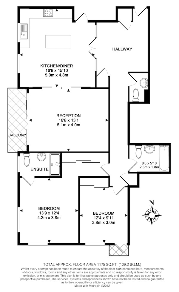 2 bedrooms flat to rent in Kingston House South, Knightsbridge, SW7-Floorplan