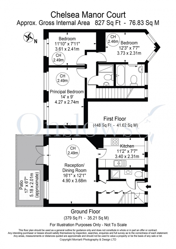 3  bedrooms flat to rent in Chelsea Manor Court, Chelsea, SW3-Floorplan