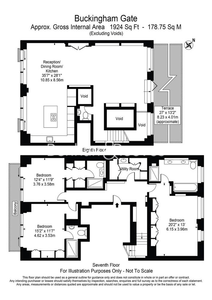 3 bedrooms house to rent in Buckingham Gate, Westminster SW1E-Floorplan