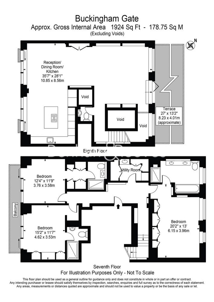 3  bedrooms house to rent in Buckingham Gate, Westminster SW1E-Floorplan