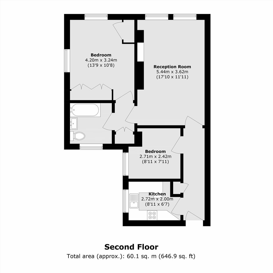 2 bedrooms  for sale in St. George’s Court, South Kensington, SW3-Floorplan