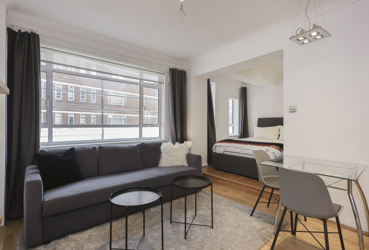 Studio flat to rent in Nell Gwynn House, Sloane Avenue, Chelsea, SW3-image 1