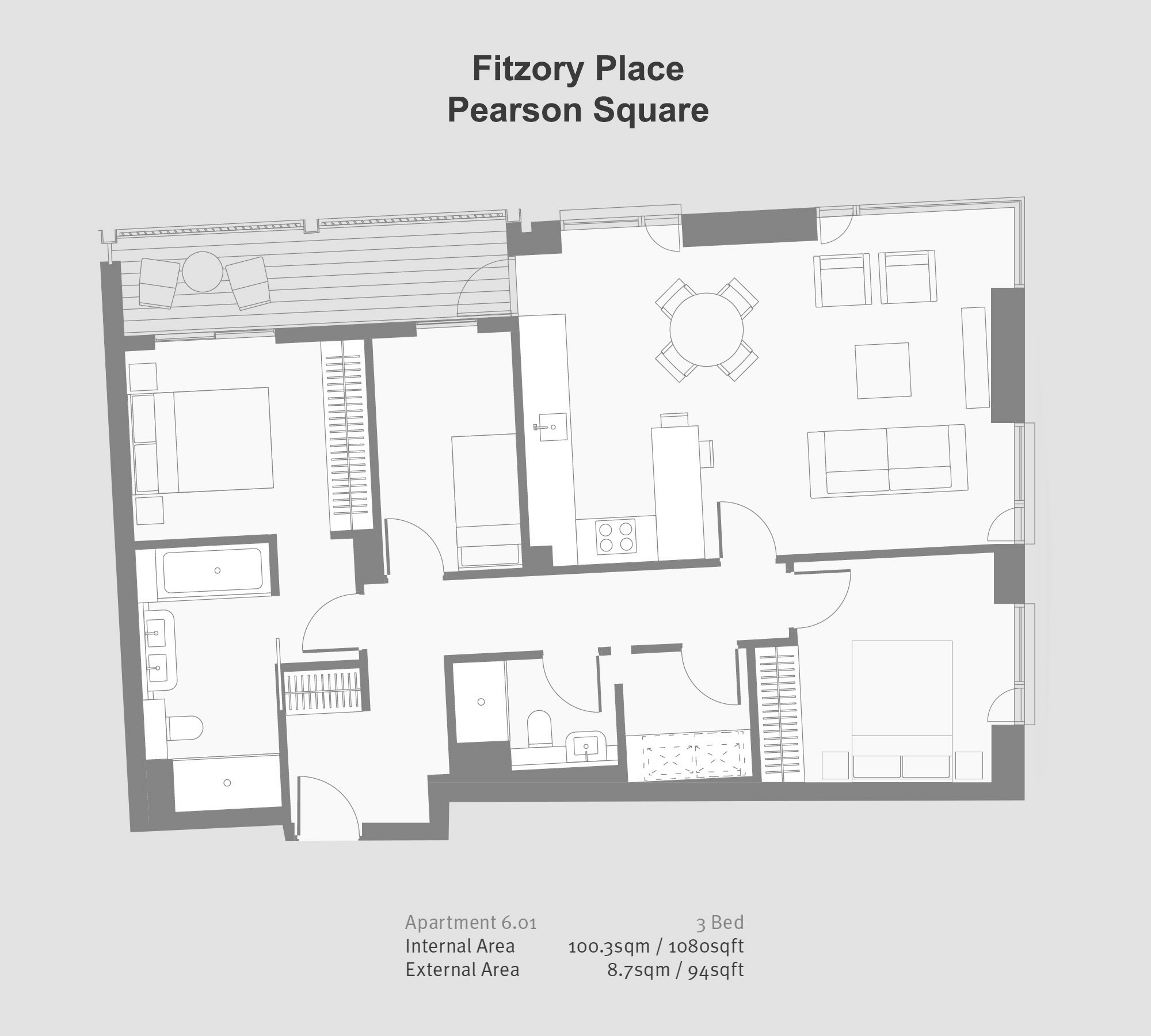 3  bedrooms flat to rent in Fitzrovia, Oxford Circus W1T-Floorplan