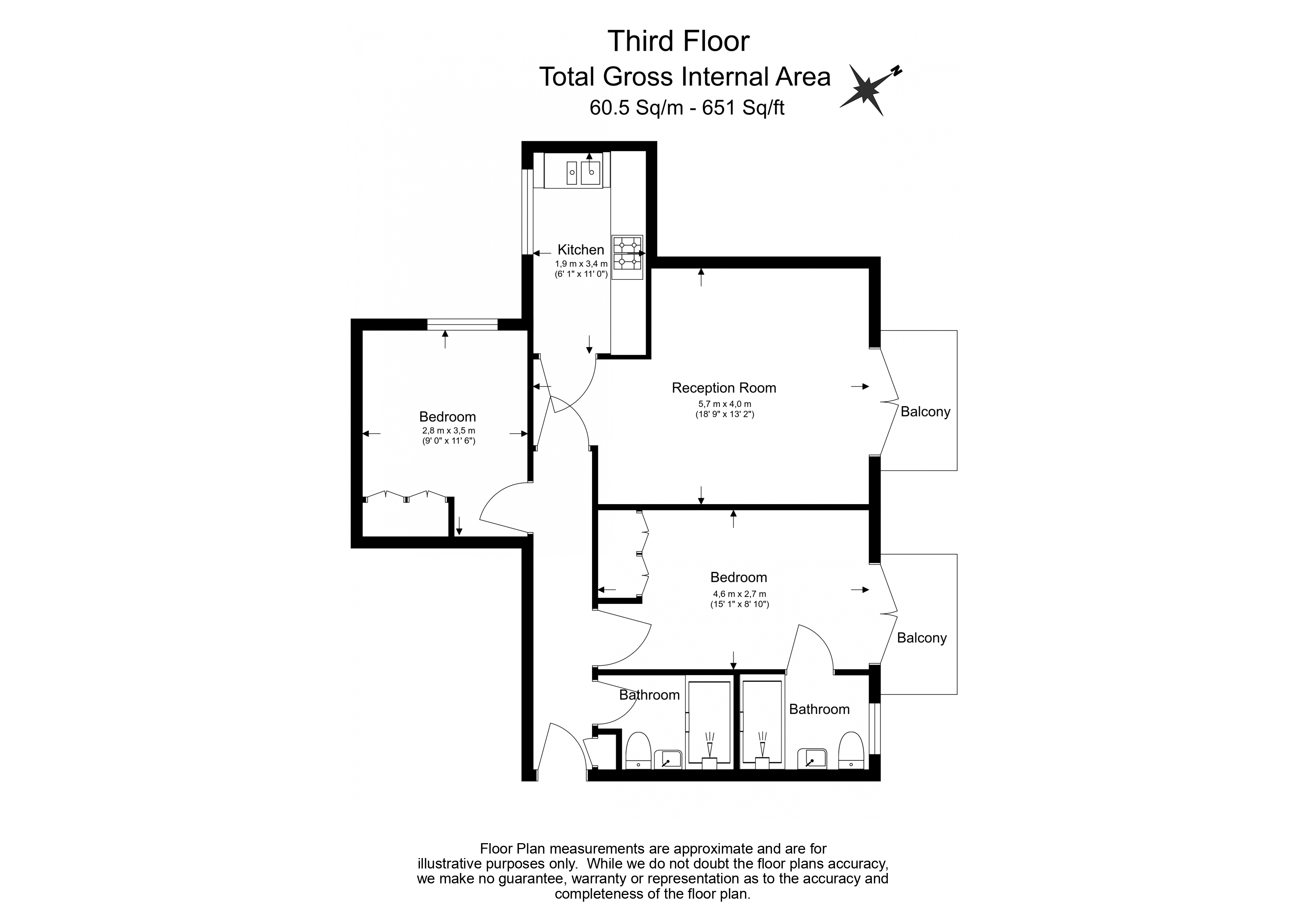 2  bedrooms flat to rent in Queen's Gate, South Kensington, SW7-Floorplan