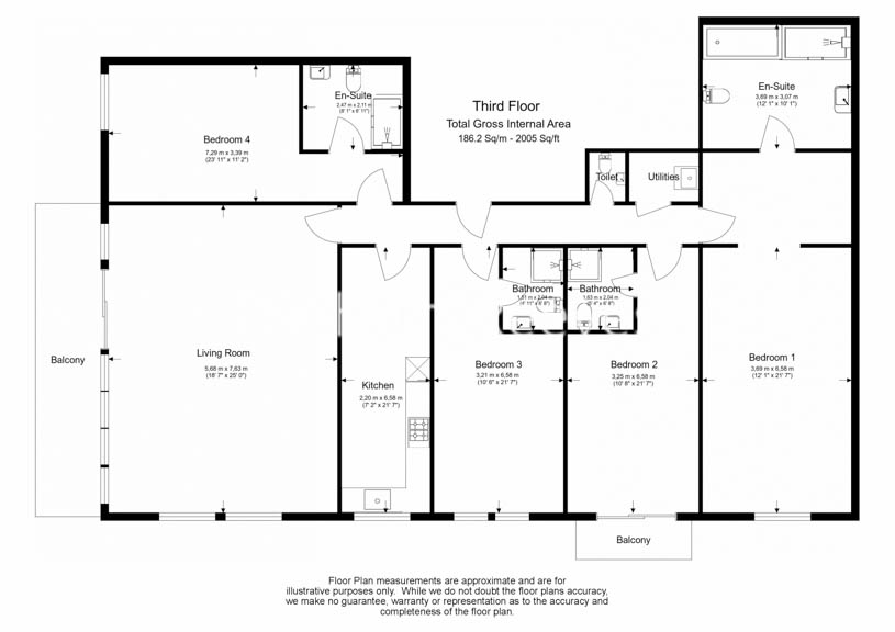 4 bedrooms  for sale in Hyde Park Gate, Kensington, SW7-Floorplan