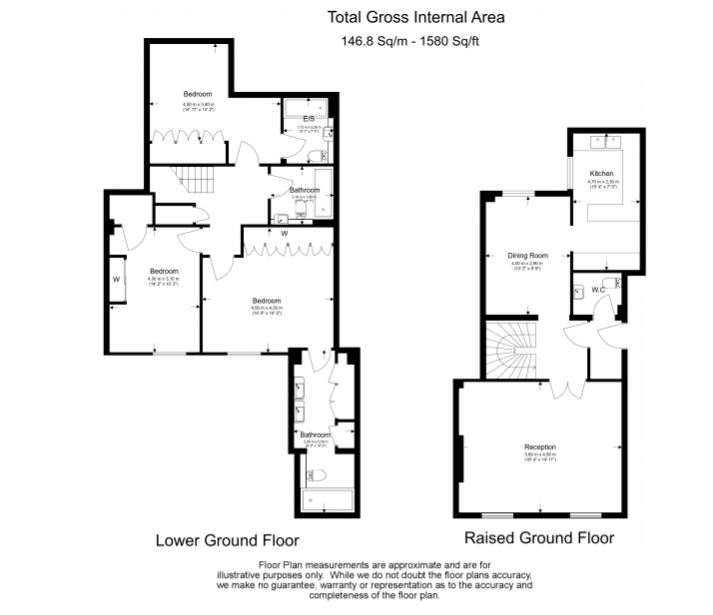 3  bedrooms flat to rent in Courtfield Gardens, Kensington, SW5-Floorplan