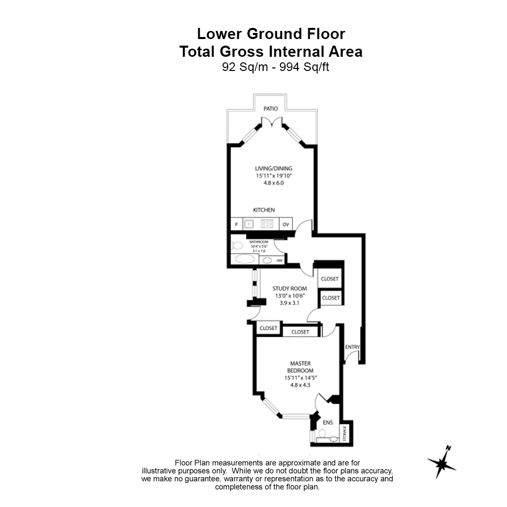 2  bedrooms flat to rent in Holland Park, Kensington, W11-Floorplan