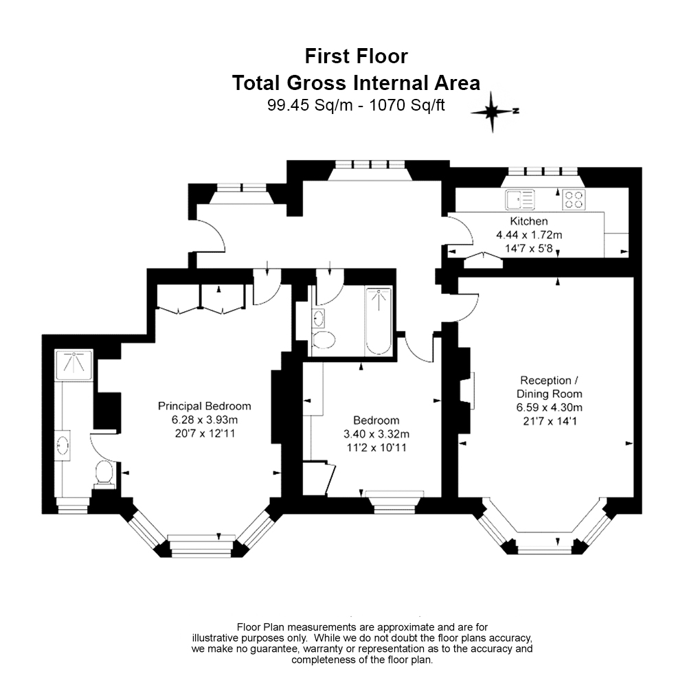 2 bedrooms  for sale in Albert Court, Prince Consort Road, SW7-Floorplan