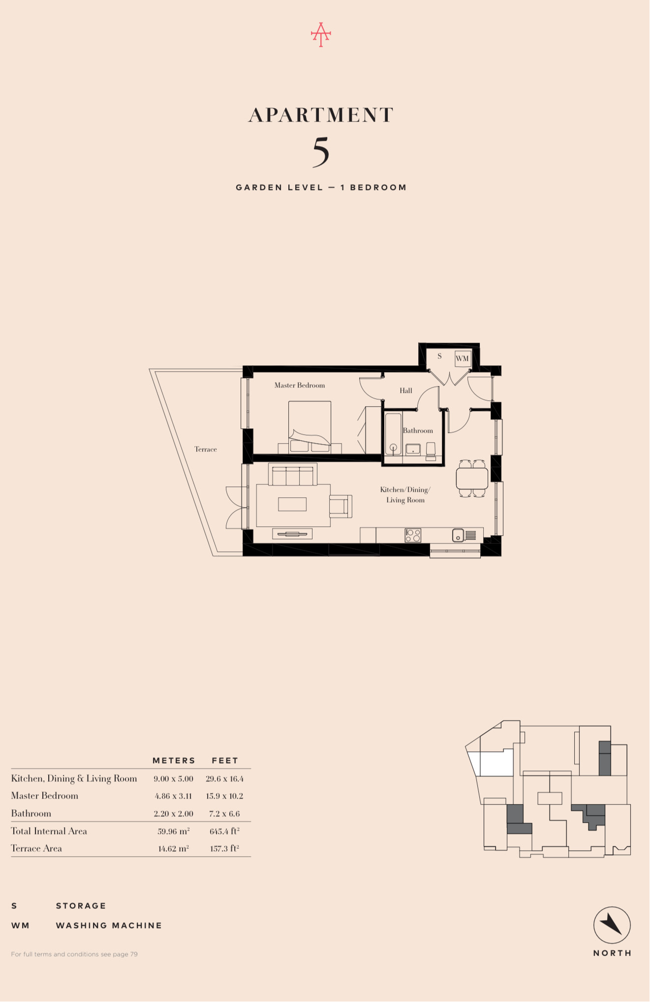 1  bedroom flat to rent in Sinclair Road, Kensington, W14-Floorplan