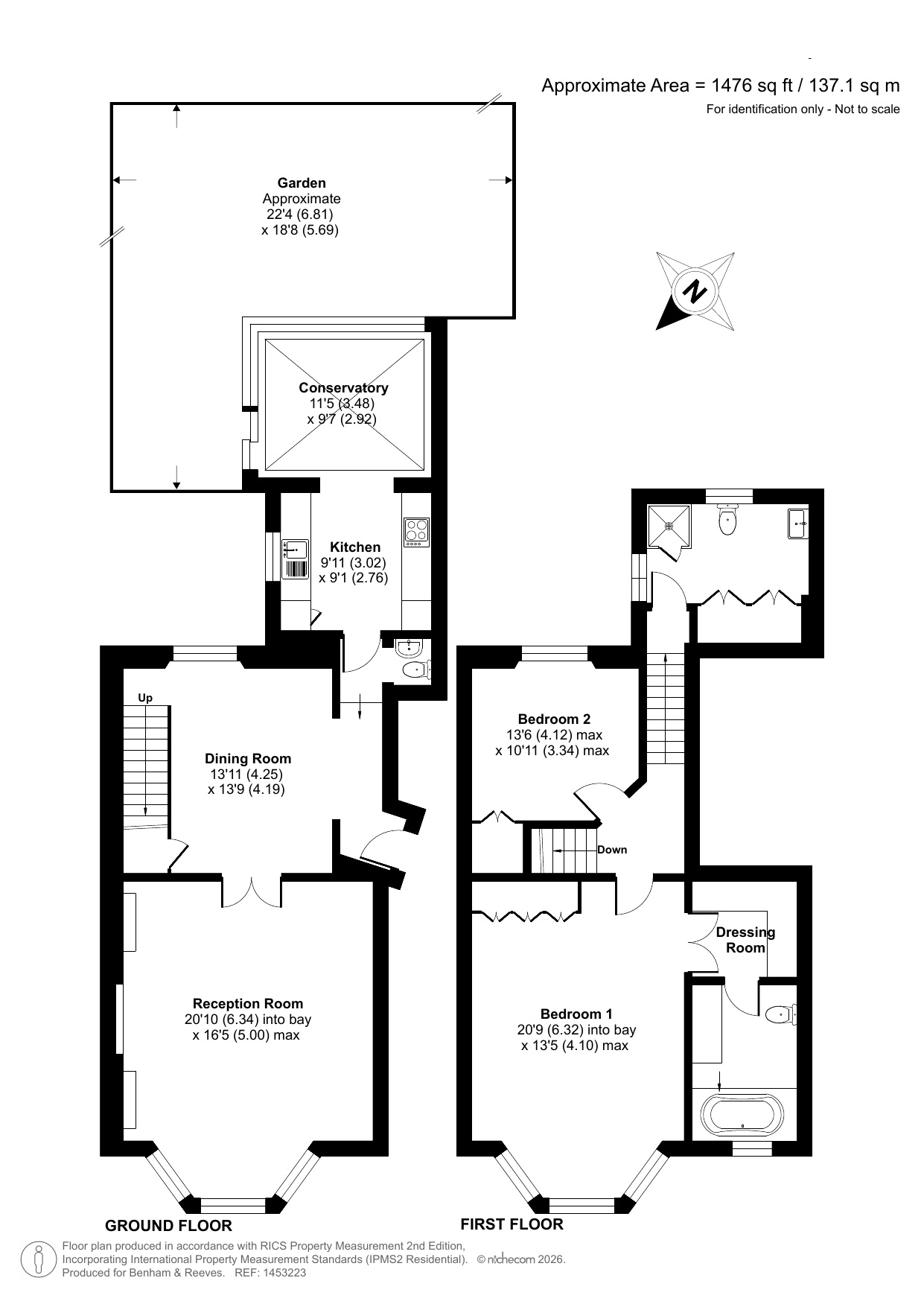 2 bedrooms  for sale in Campden Hill Gardens, Kensington, W8-Floorplan