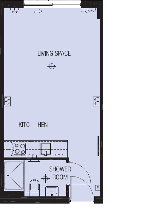 Studio flat to rent in Boulevard Drive, Colindale, NW9-Floorplan