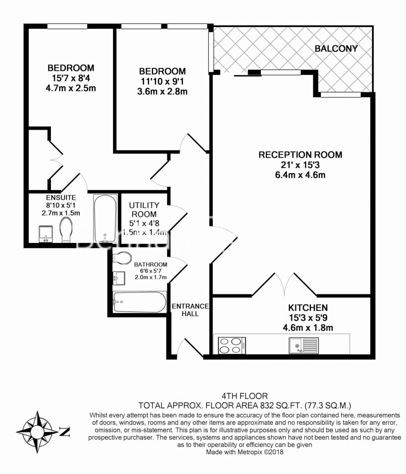 2  bedrooms flat to rent in Heritage Avenue, Colindale, NW9-Floorplan