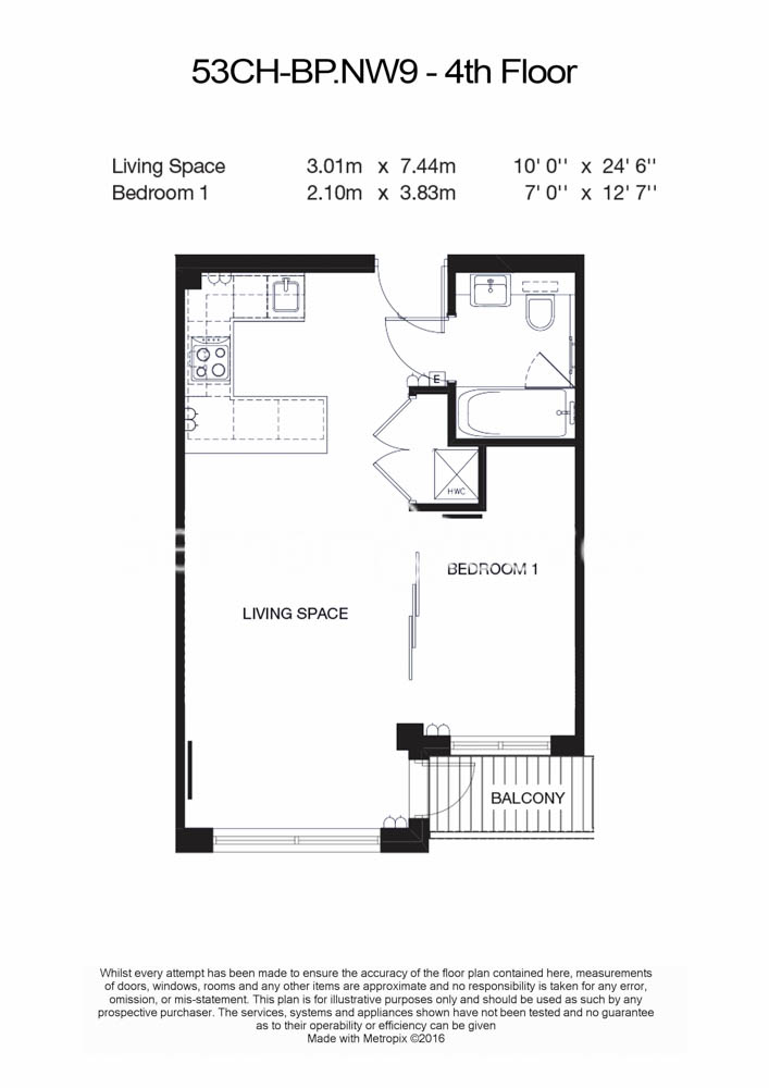 Studio  for sale in Heritage Avenue, Colindale, NW9-Floorplan