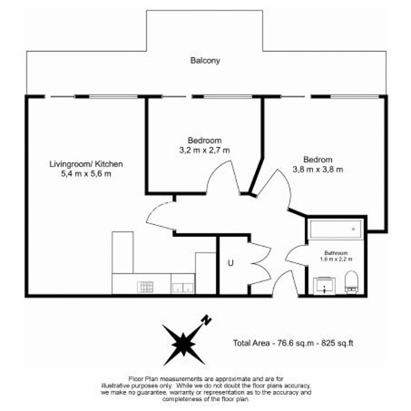 2 bedrooms flat to rent in Aerodrome Road, Colindale, NW9-Floorplan