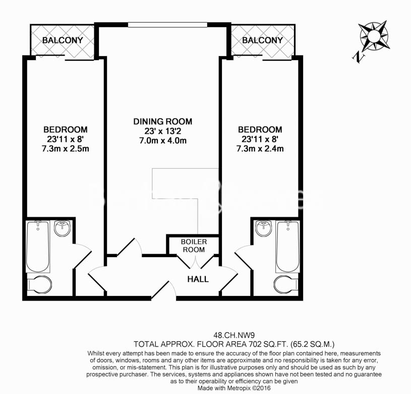 2 bedrooms  for sale in Heritage Avenue, Colindale, NW9-Floorplan