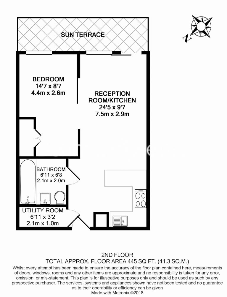1  bedroom flat to rent in Boulevard Drive, Colindale, NW9-Floorplan