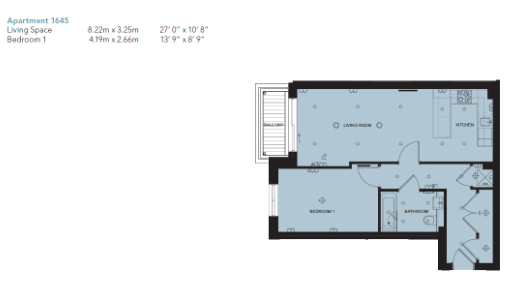 1  bedroom flat to rent in Boulevard Drive, Colindale, NW9-Floorplan