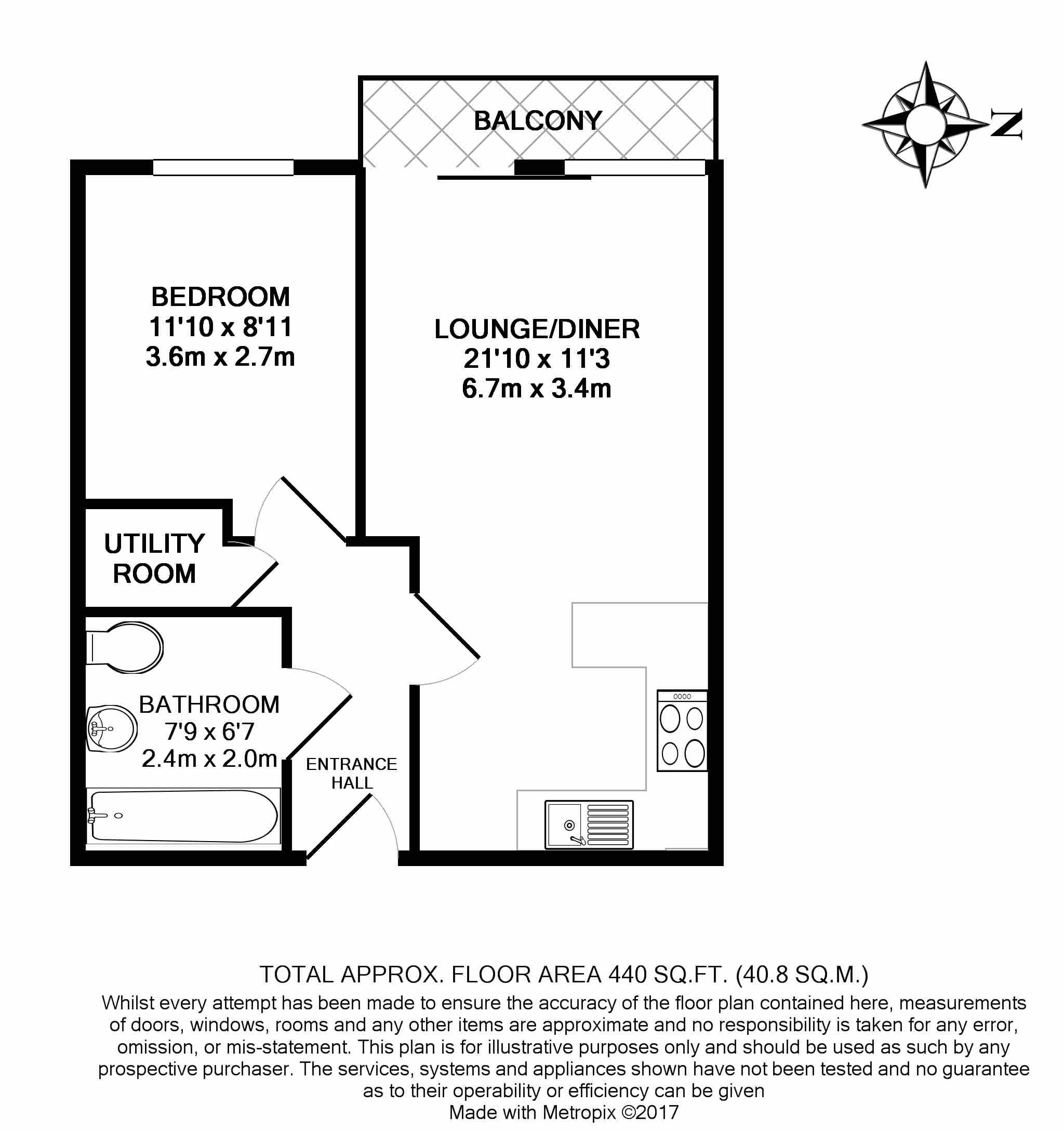 1  bedroom flat to rent in Beaufort Square, Colindale, NW9-Floorplan