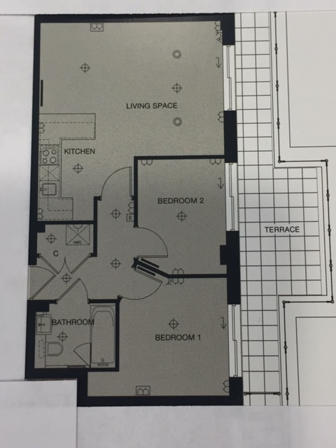 2  bedrooms flat to rent in Aerodrome Road, Colindale, NW9-Floorplan