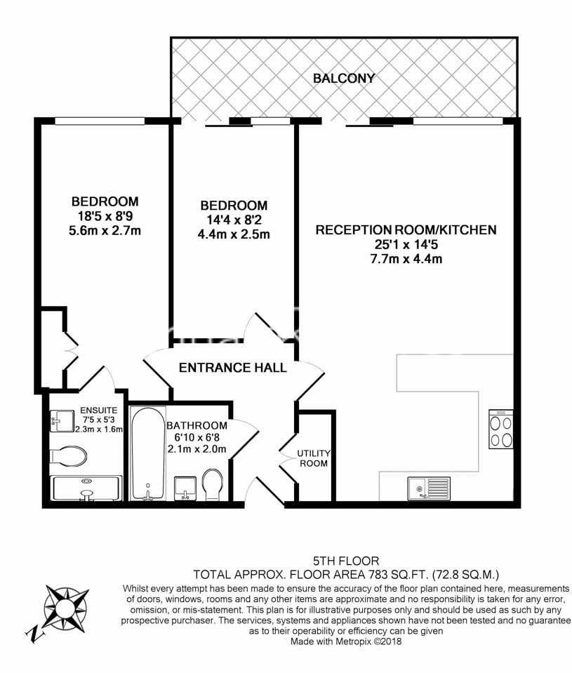 2 bedrooms flat to rent in Boulevard Drive, Colindale, NW9-Floorplan