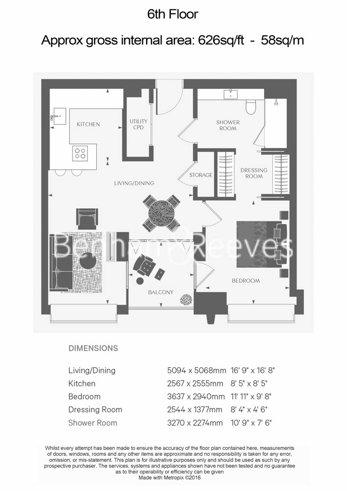 1  bedroom flat to rent in Sugar Quay, Water Lane, EC3R-Floorplan