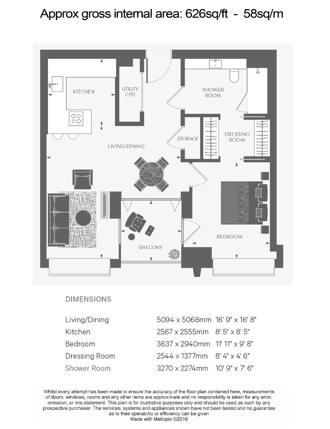 1  bedroom flat to rent in Sugar Quay, Water Lane, EC3R-Floorplan
