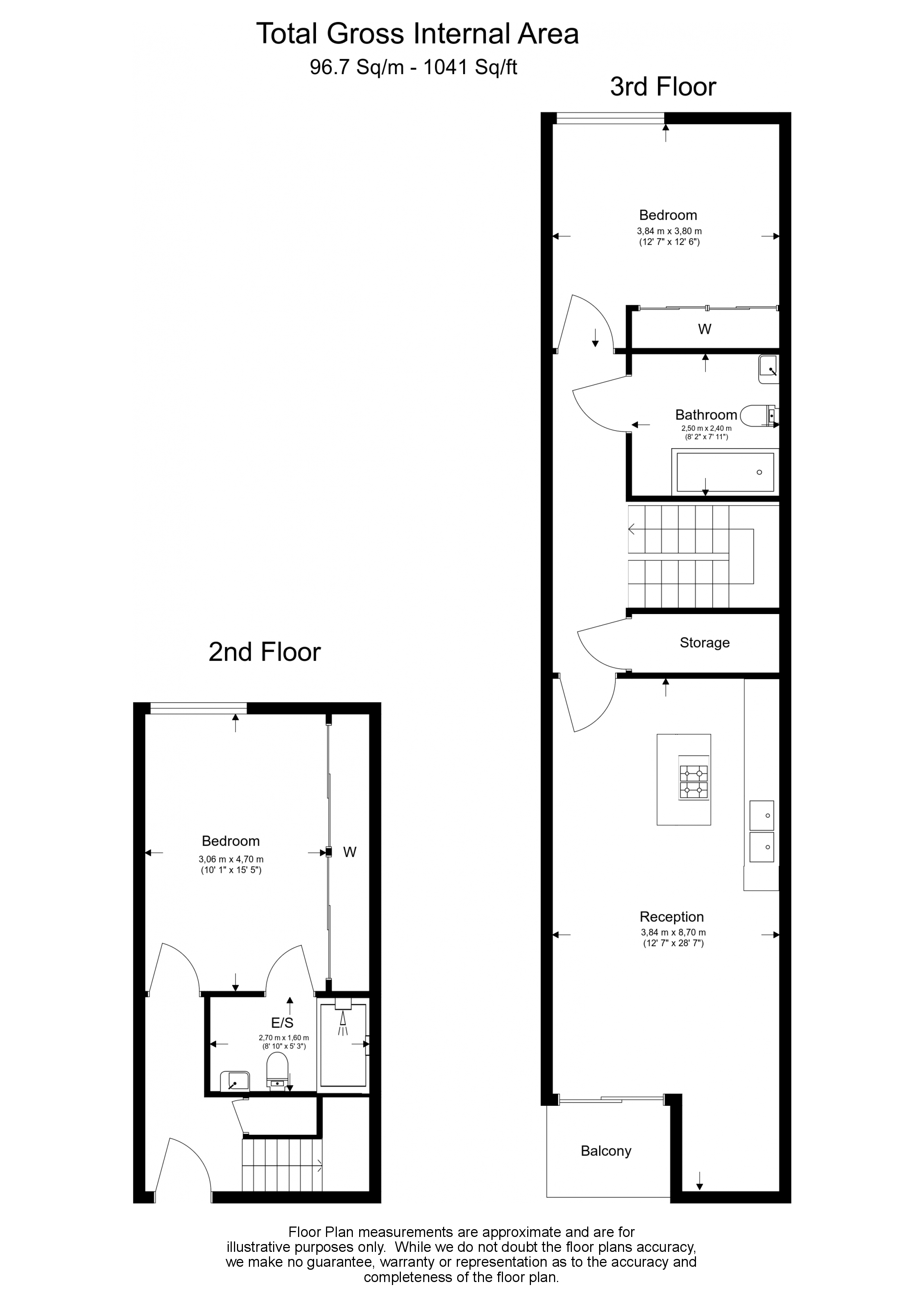 2 bedrooms flat to rent in Laycock Street, Highbury & Islington, N1-Floorplan