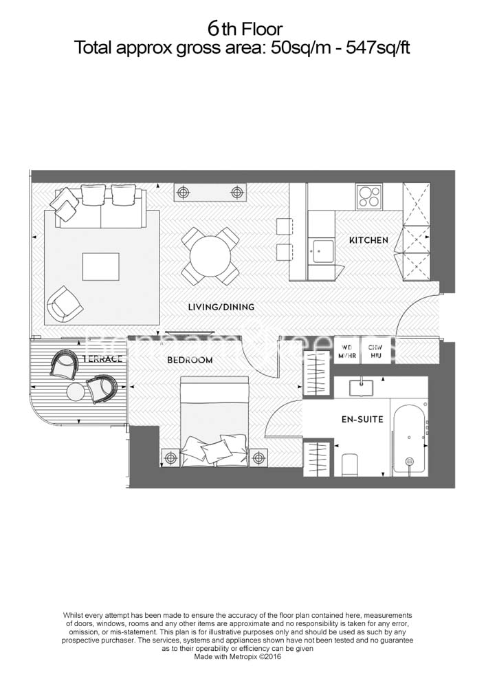 1 bedroom flat to rent in Principal Tower, Worship Street, EC2A-Floorplan