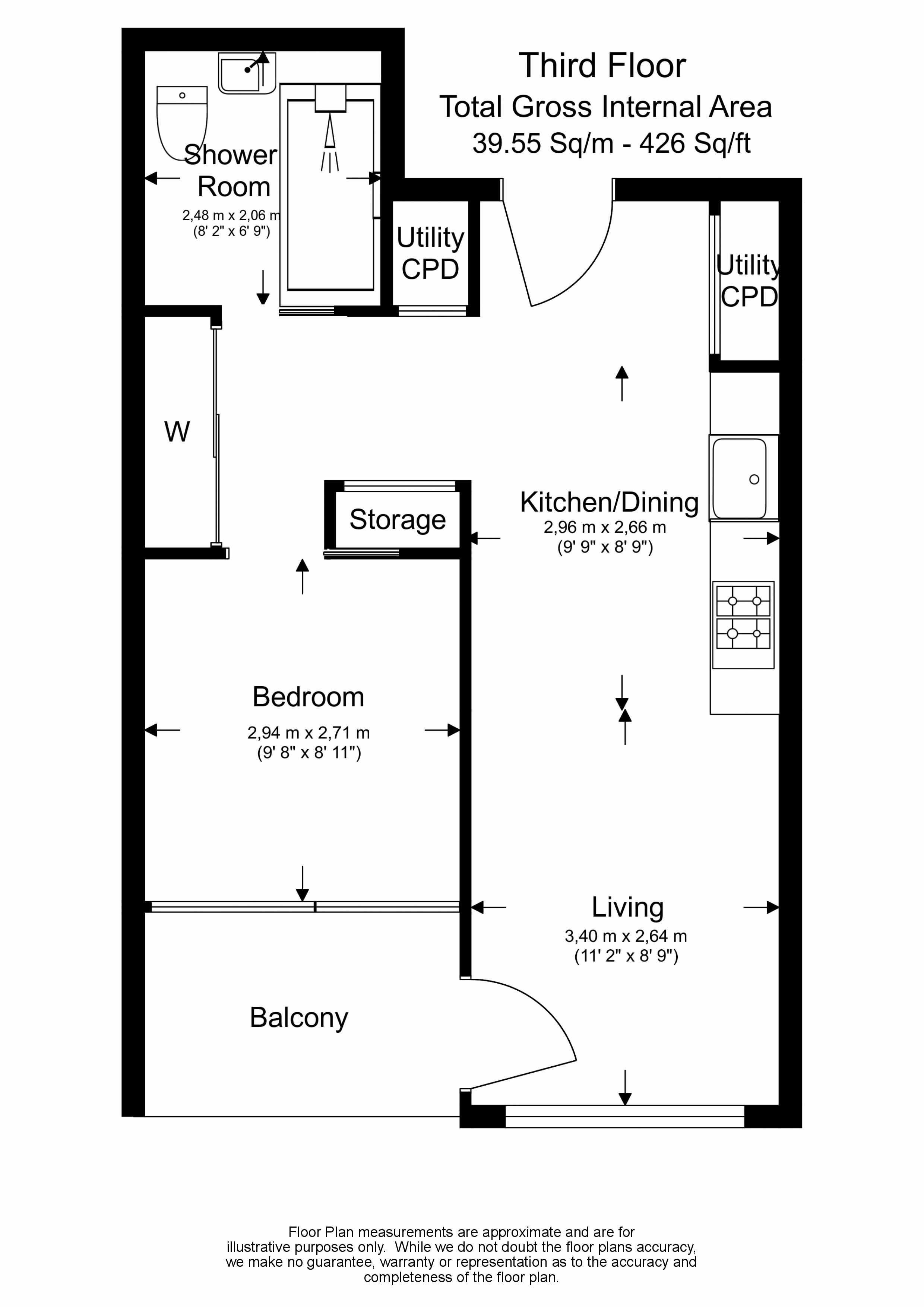 1  bedroom flat to rent in Sugar Quay, Water Lane, EC3R-Floorplan