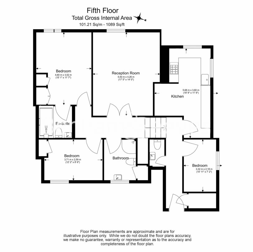 3  bedrooms flat to rent in Whitehall, St James, SW1A-Floorplan