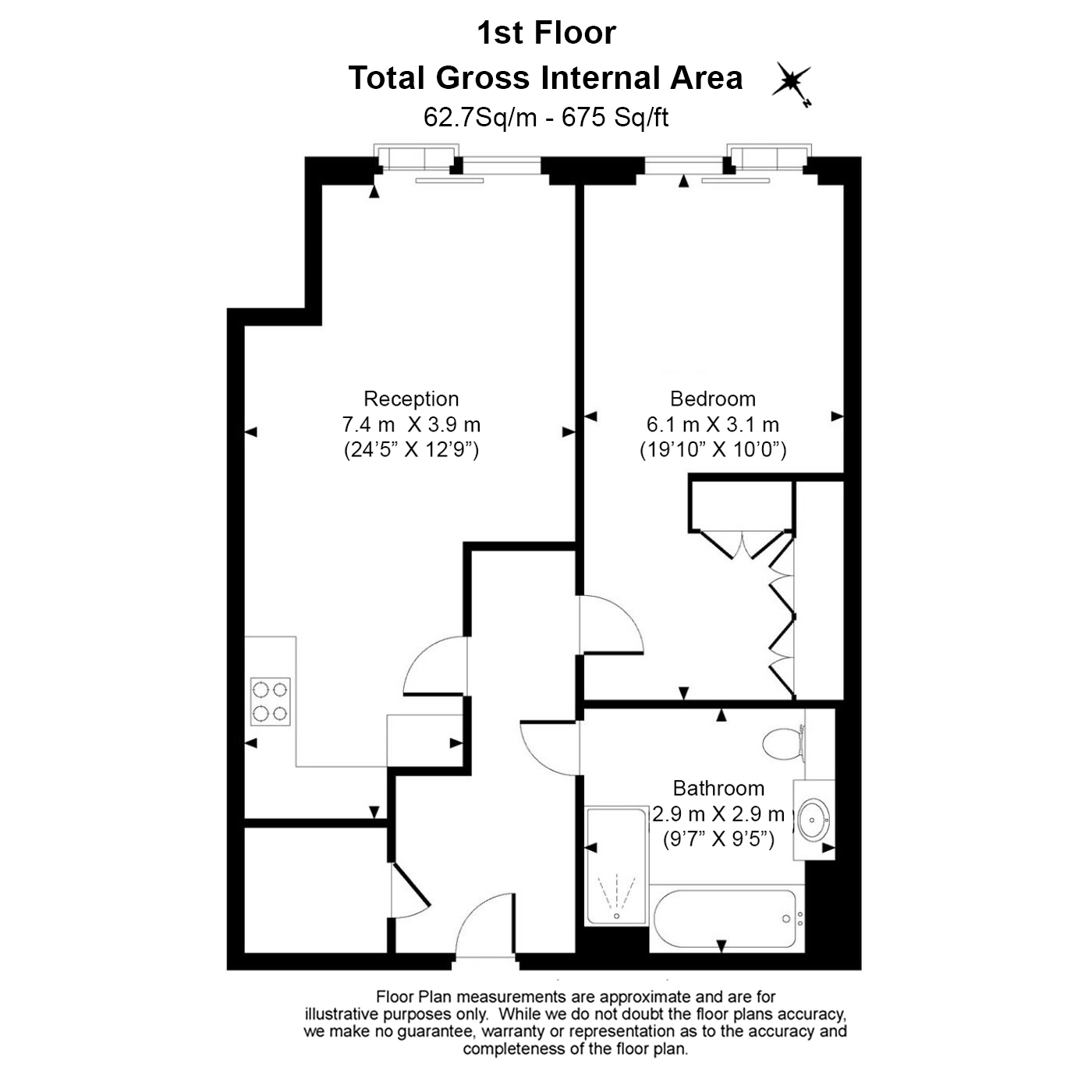 1  bedroom flat to rent in Strand, Savoy House, WC2R-Floorplan