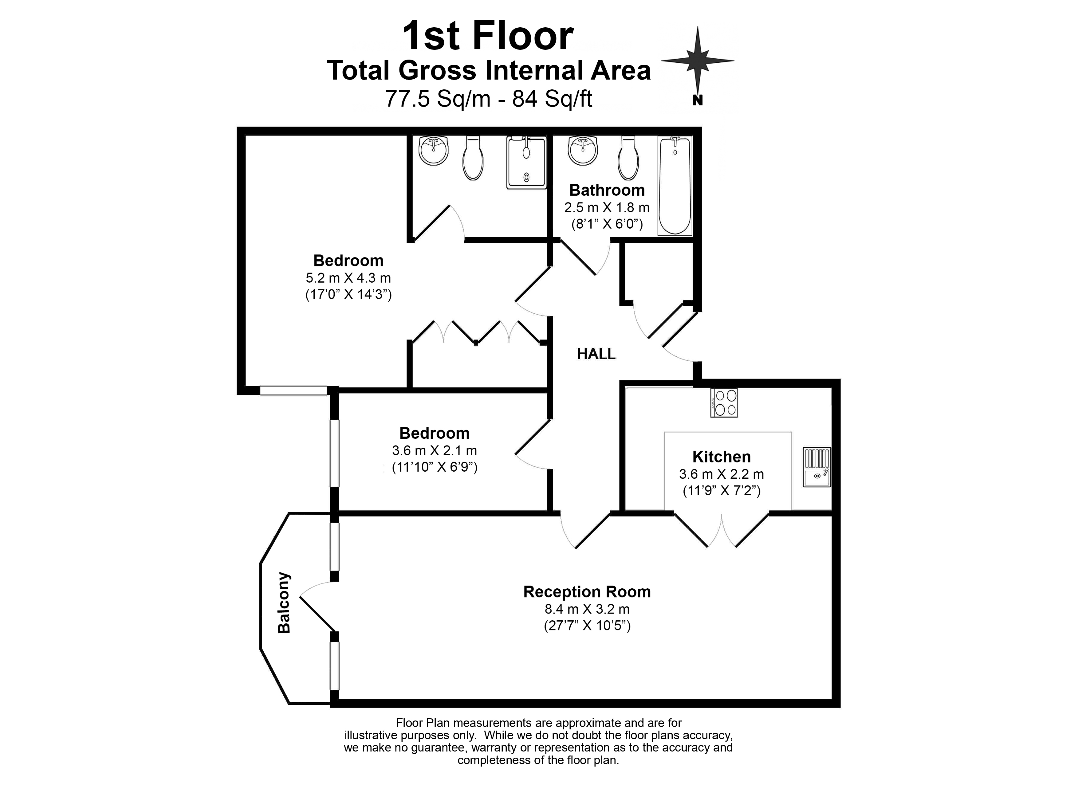 2 bedrooms flat to rent in Temple House, Temple Avenue, EC4Y-Floorplan