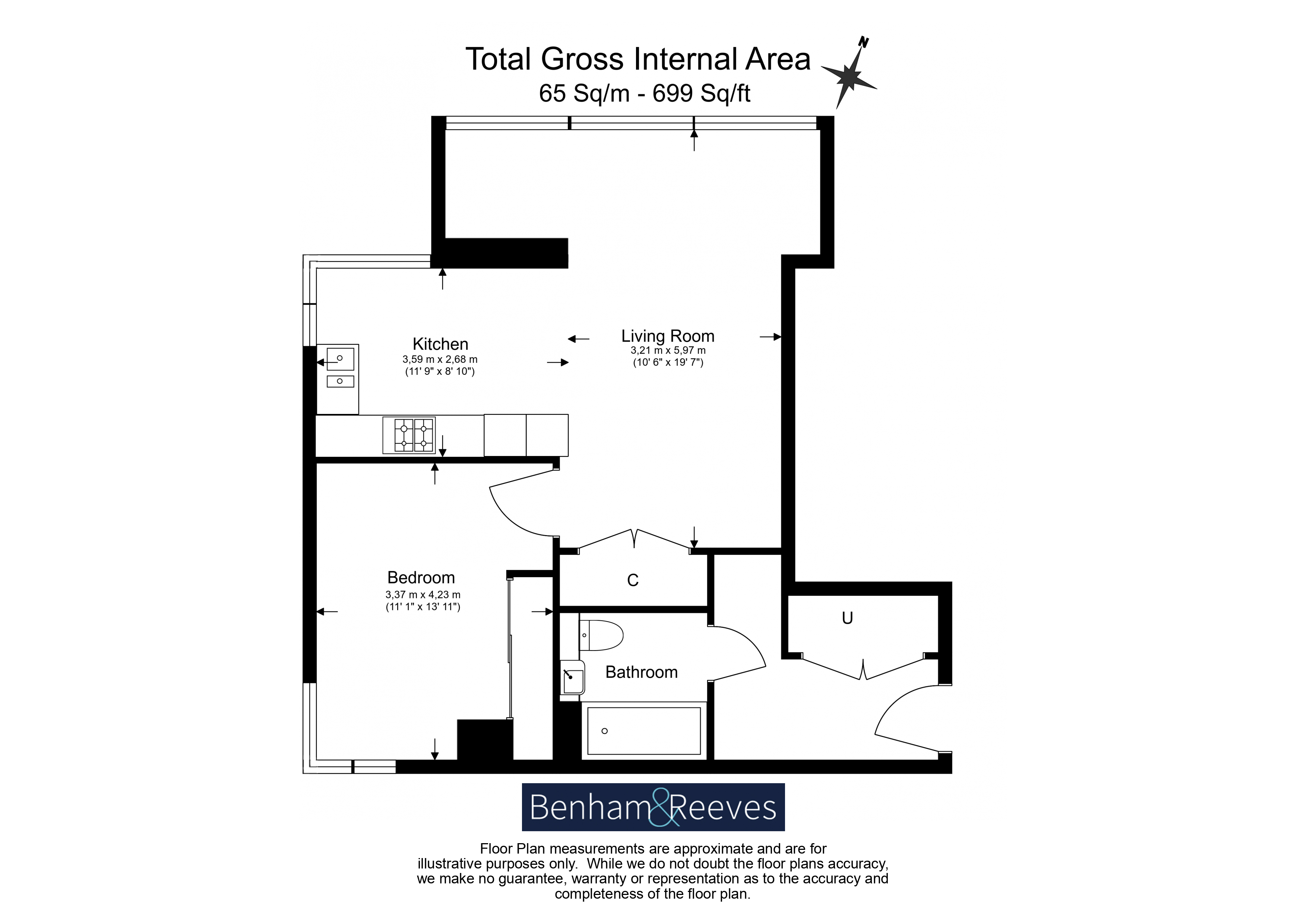 1  bedroom flat to rent in Valencia Tower, Bollinder Place, EC1V-Floorplan