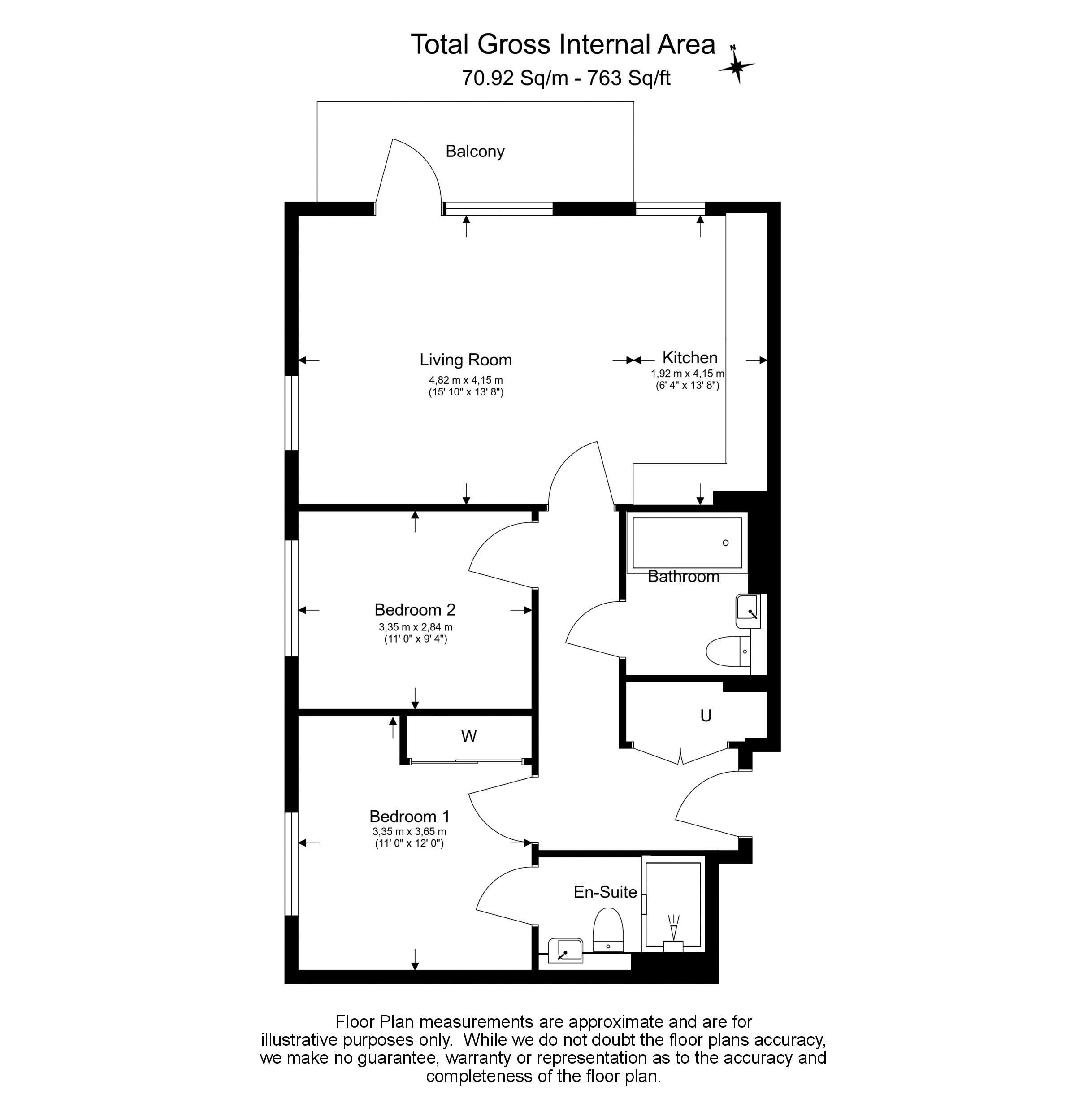 2  bedrooms flat to rent in Sibley House, Cedrus Avenue, UB1-Floorplan