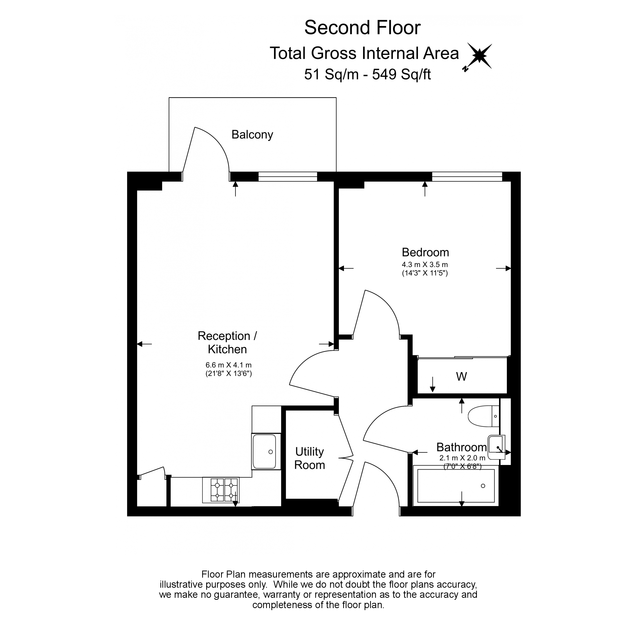 1 bedroom flat to rent in Farine Avenue, Hayes, UB3-Floorplan