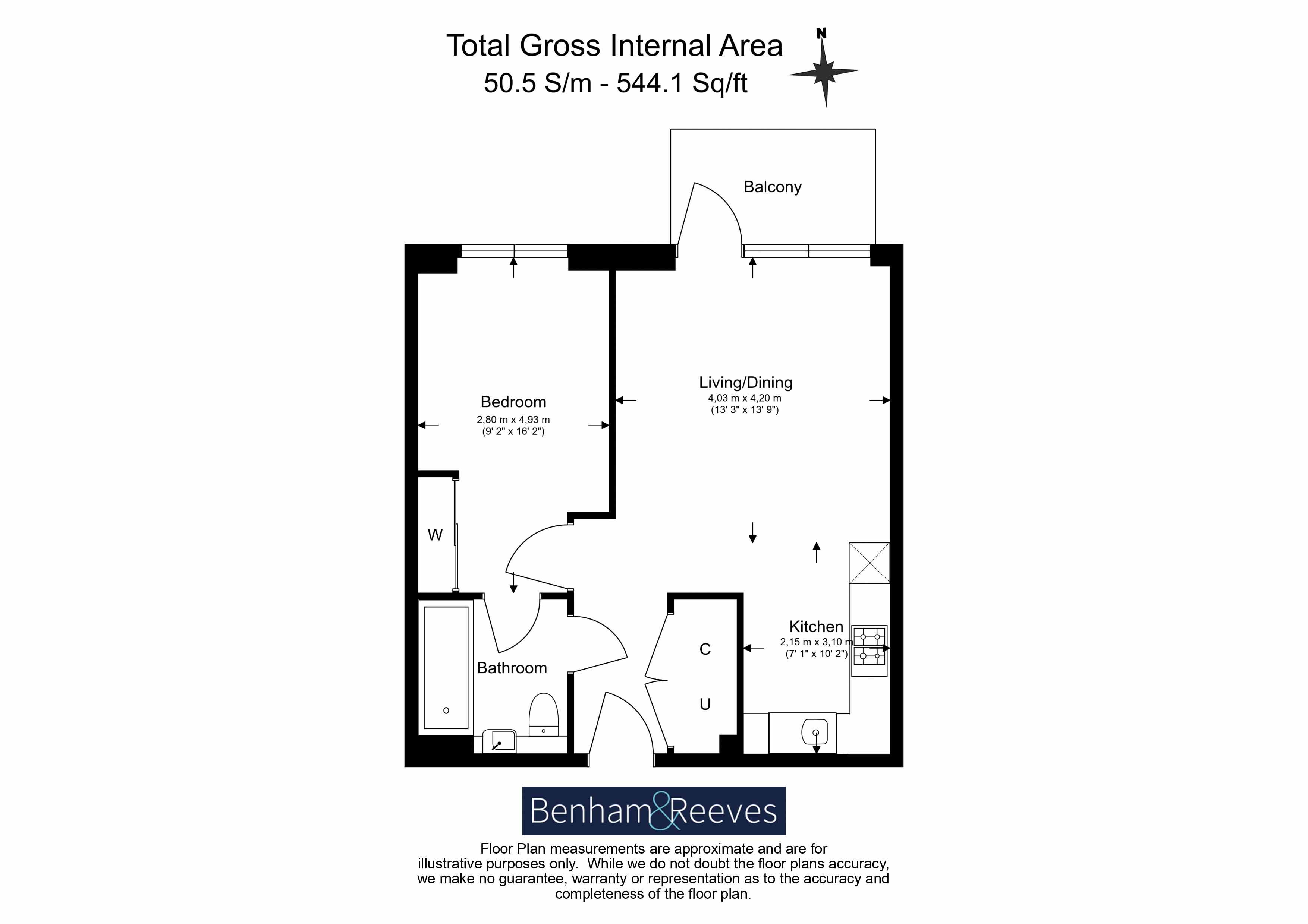 1  bedroom flat to rent in Samara Drive, Southall, UB1-Floorplan