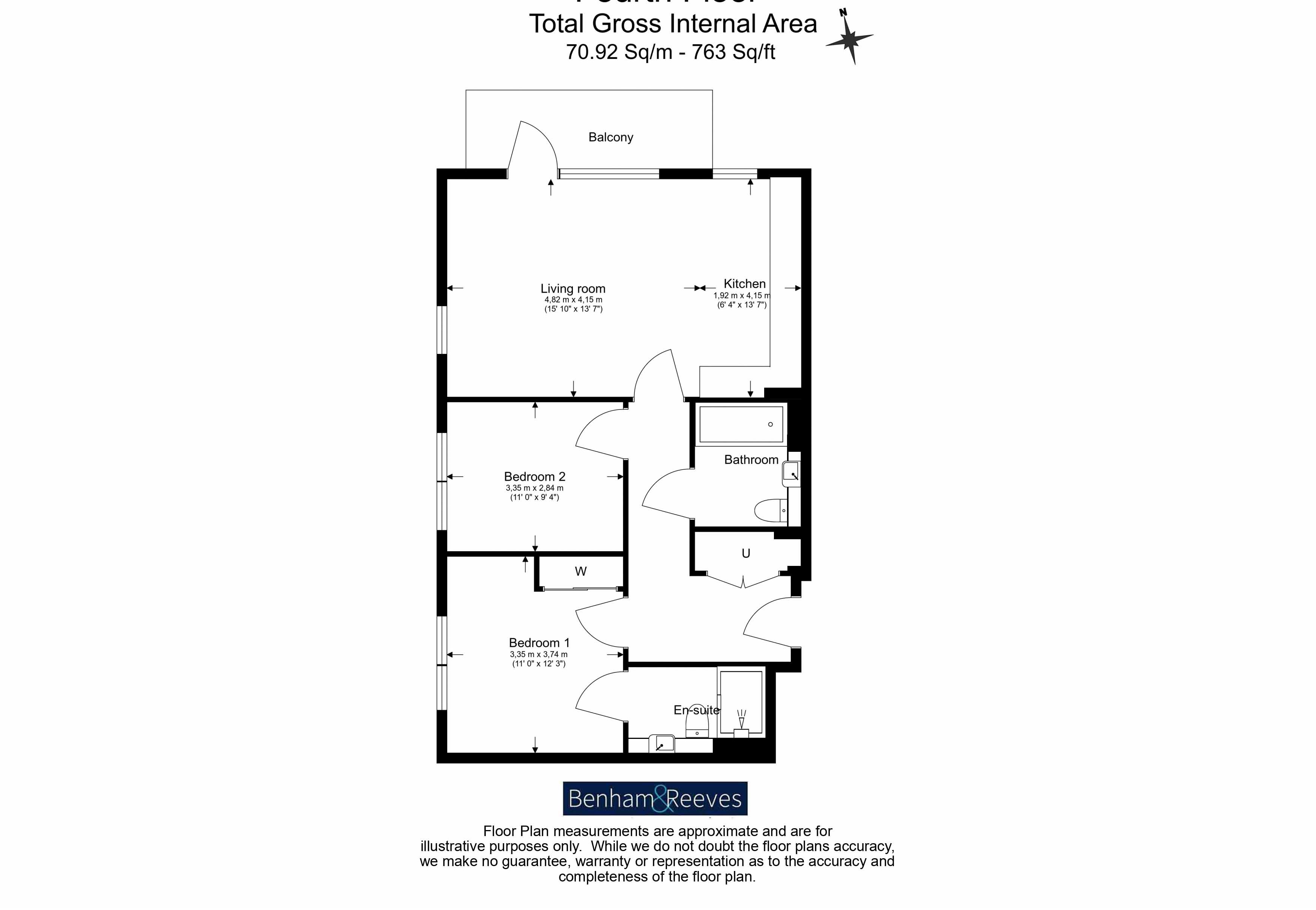 2  bedrooms flat to rent in Cedrus Avenue, Southall, UB1-Floorplan