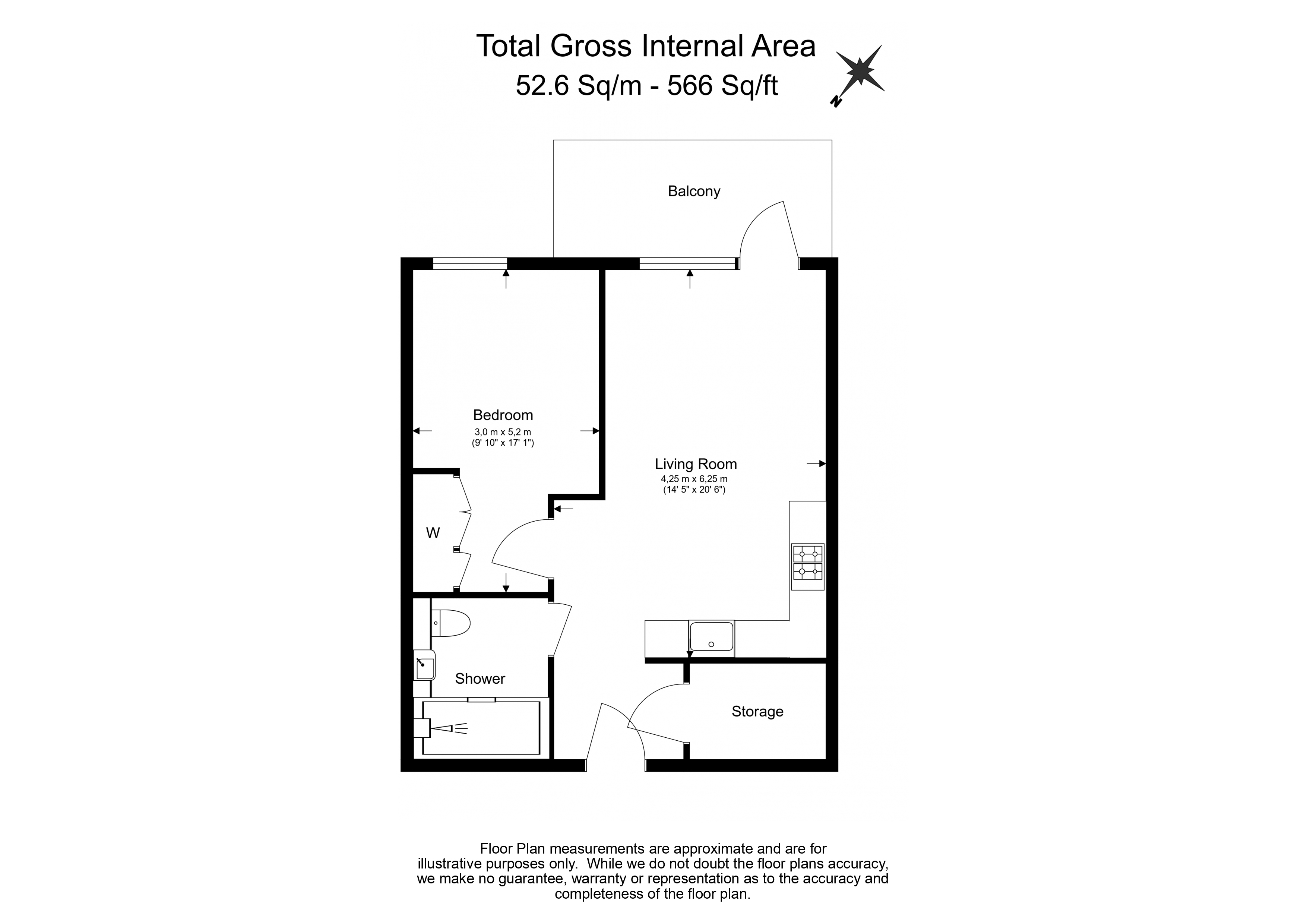 1  bedroom flat to rent in Caldon Boulevard, Wembley, HA0-Floorplan