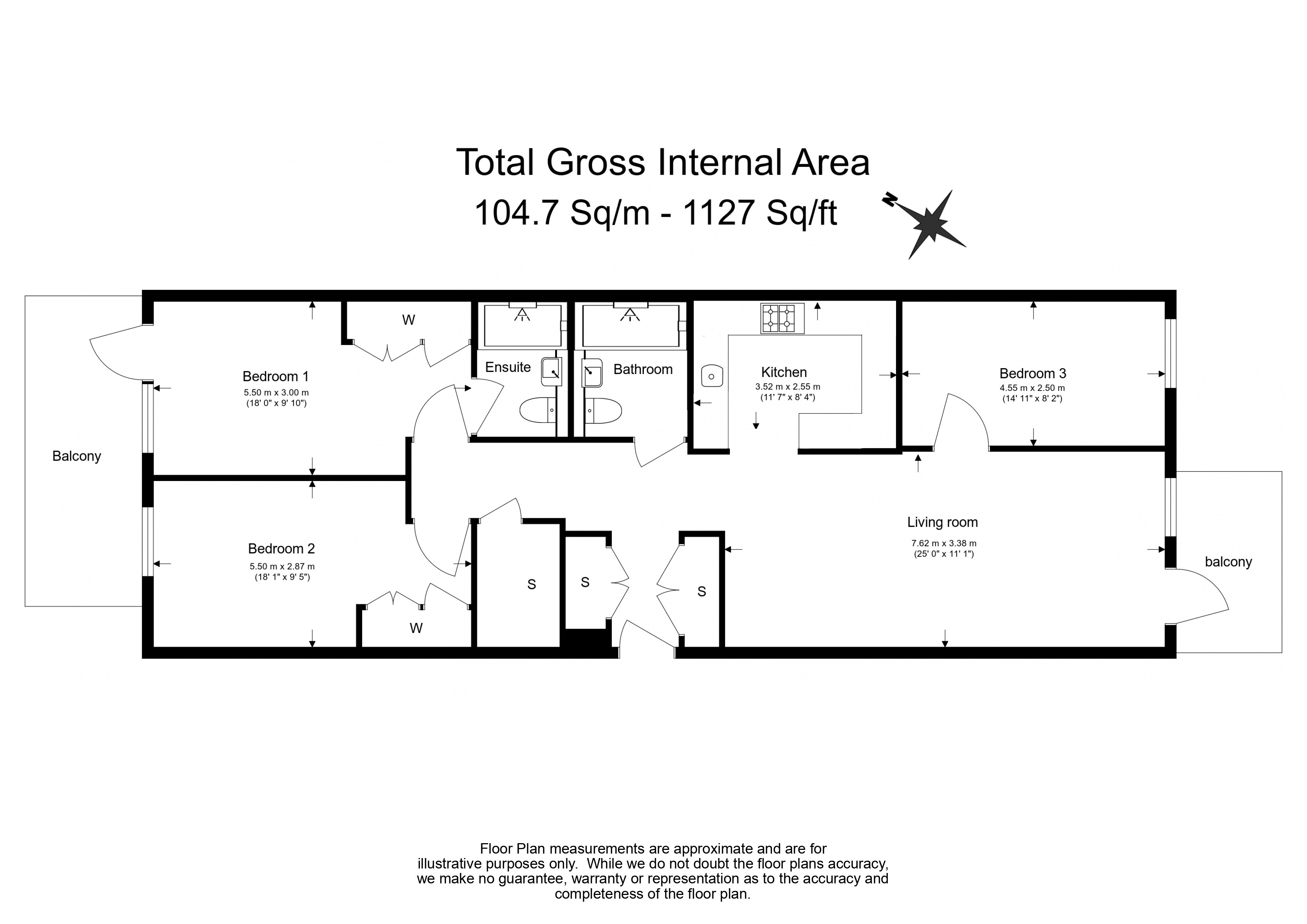 3 bedrooms  for sale in Caldon Boulevard, Wembley, HA0-Floorplan