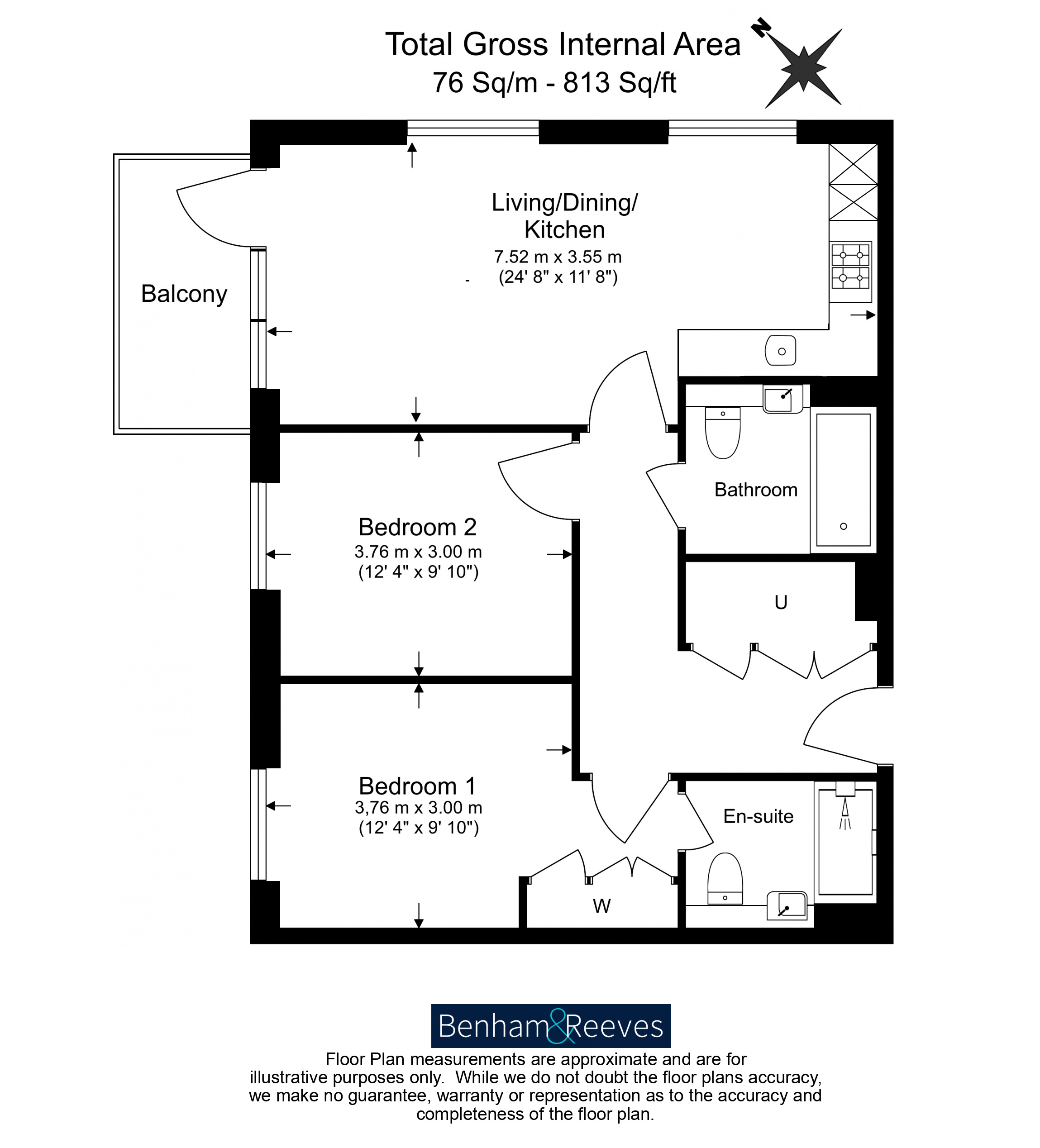 2  bedrooms flat to rent in Quay Walk, Grand Union, HA0-Floorplan