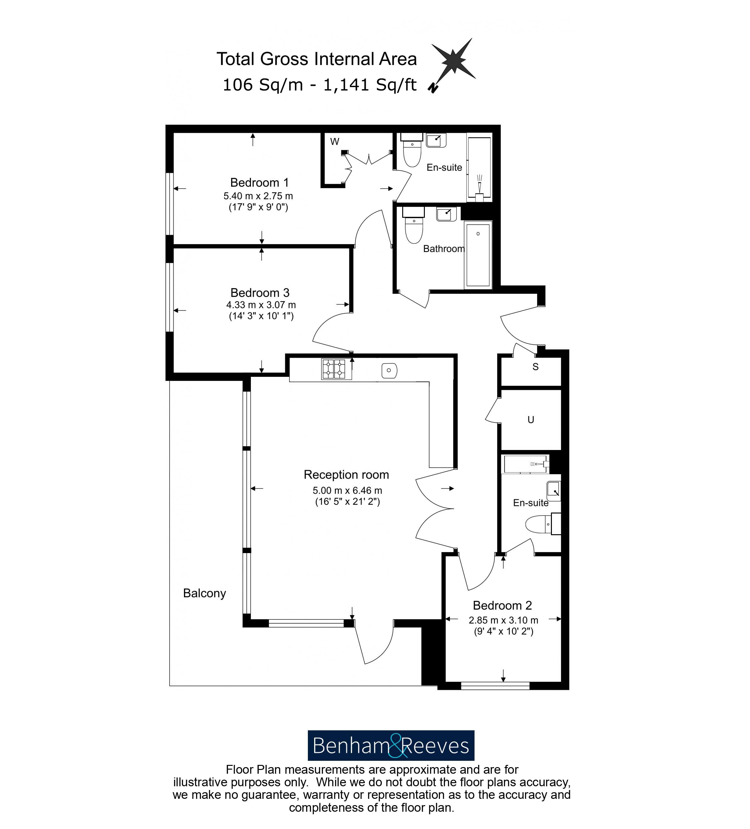 3 bedrooms  for sale in Caldon Boulevard, Wembley, HA0-Floorplan