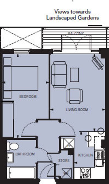 1  bedroom flat to rent in Aegean Court, Seven Sea Gardens, E3-Floorplan