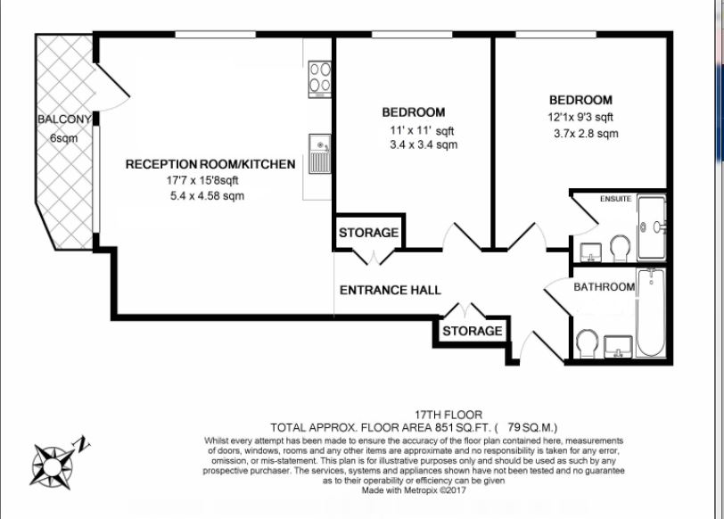 2  bedrooms flat to rent in Cassia Point, Glasshouse Gardens, E20-Floorplan