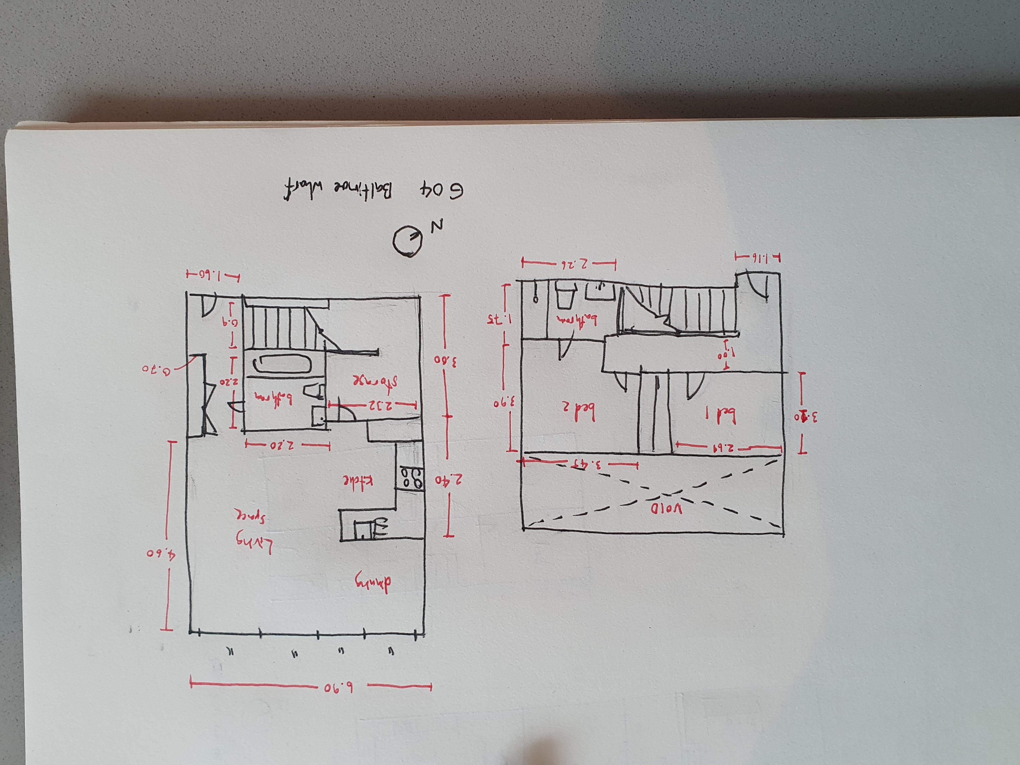2  bedrooms flat to rent in Baltimore Wharf, Isle of Dogs, E14-Floorplan