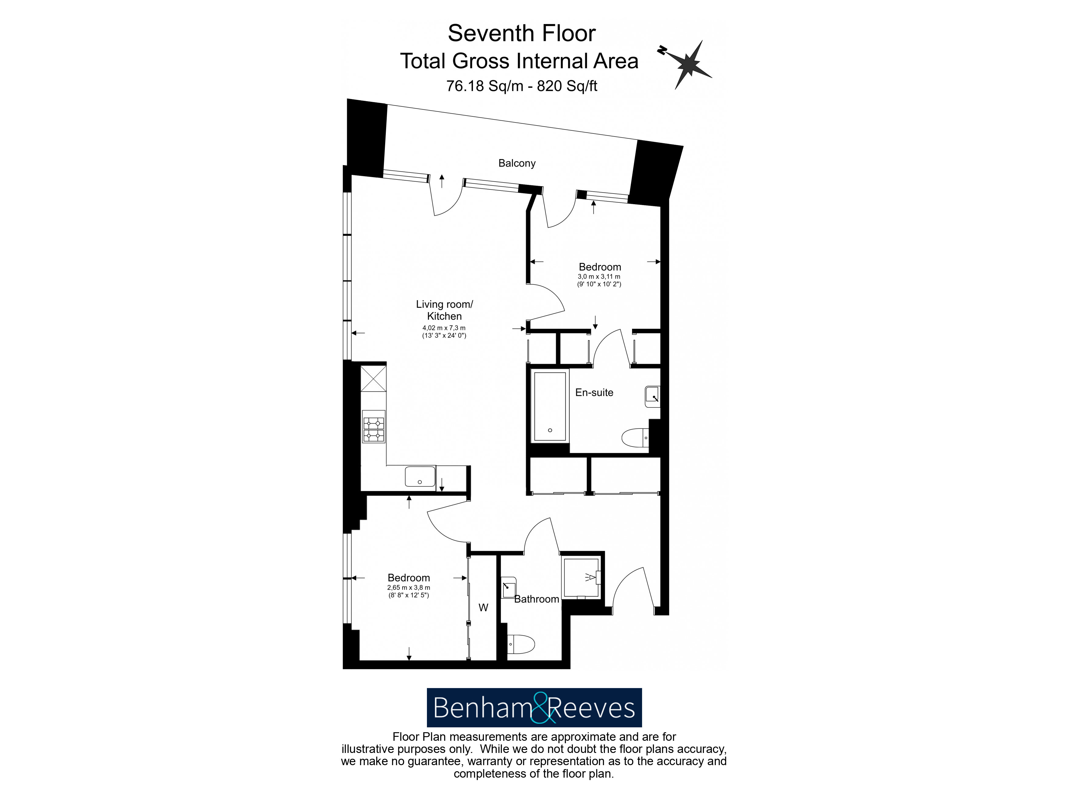 2  bedrooms flat to rent in City Island Way, Canning town, E14-Floorplan