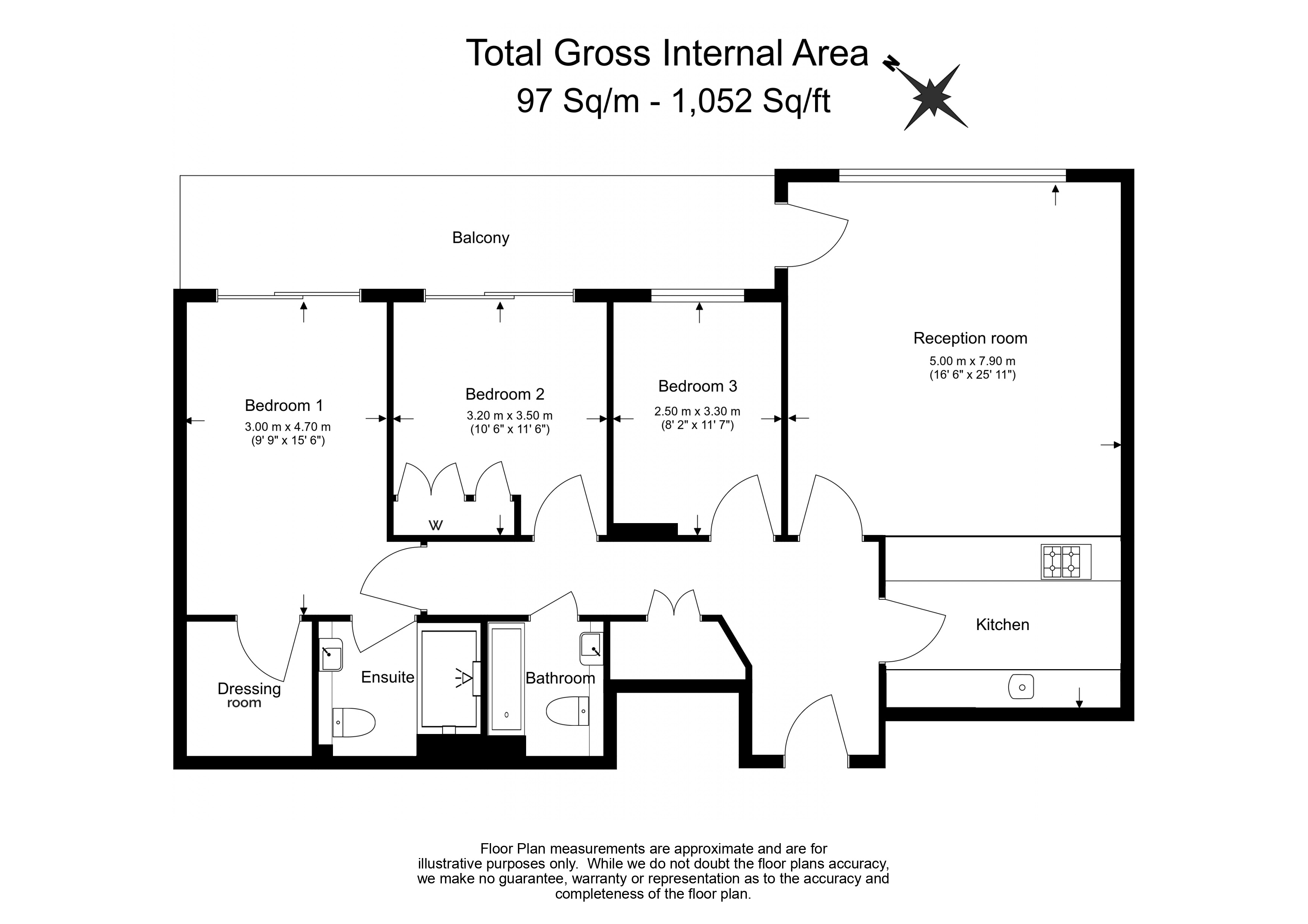 3  bedrooms flat to rent in Lensbury Avenue, Fulham, SW6-Floorplan