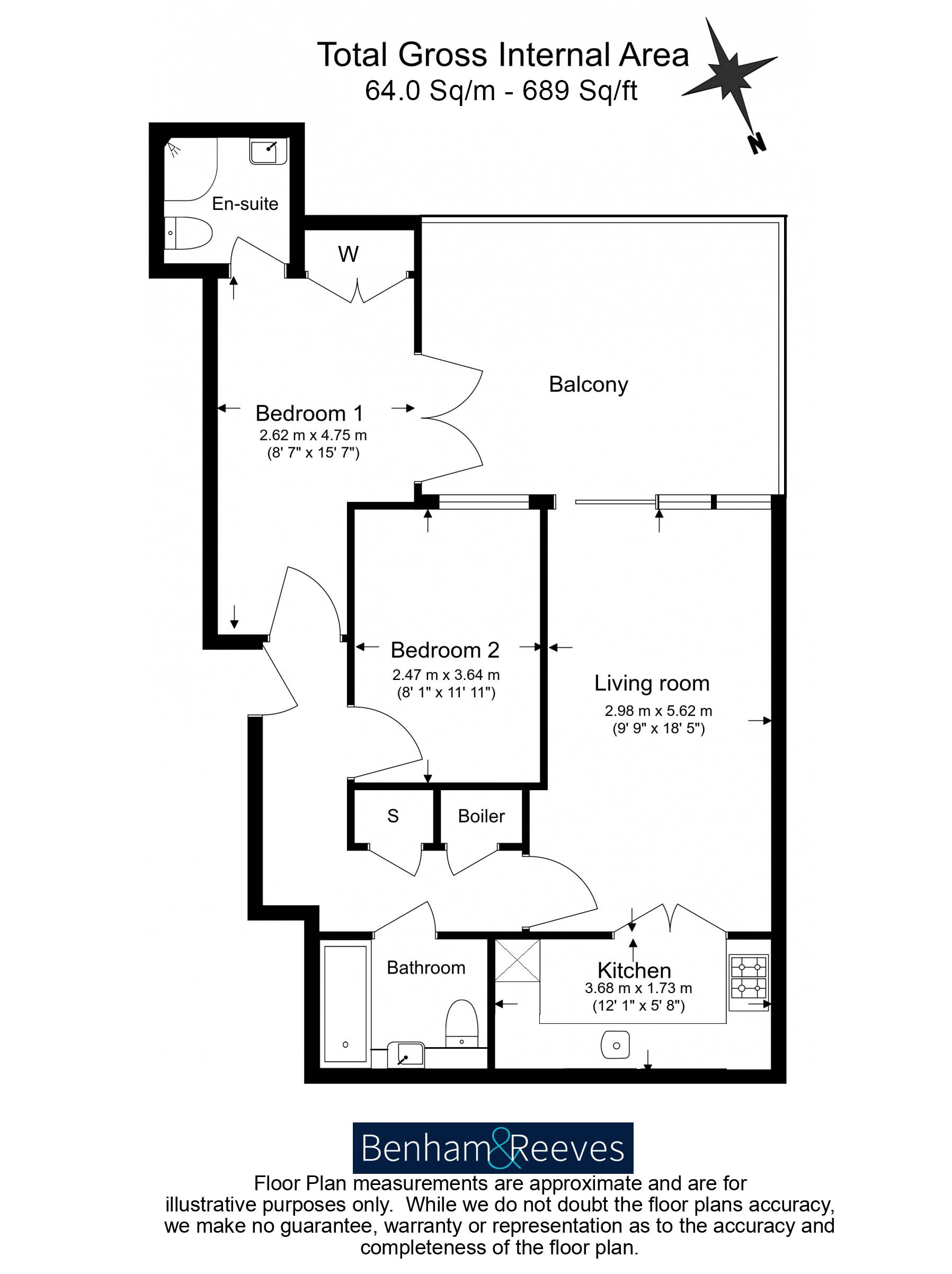 2  bedrooms flat to rent in Harbour Reach, Imperial Wharf, SW6-Floorplan