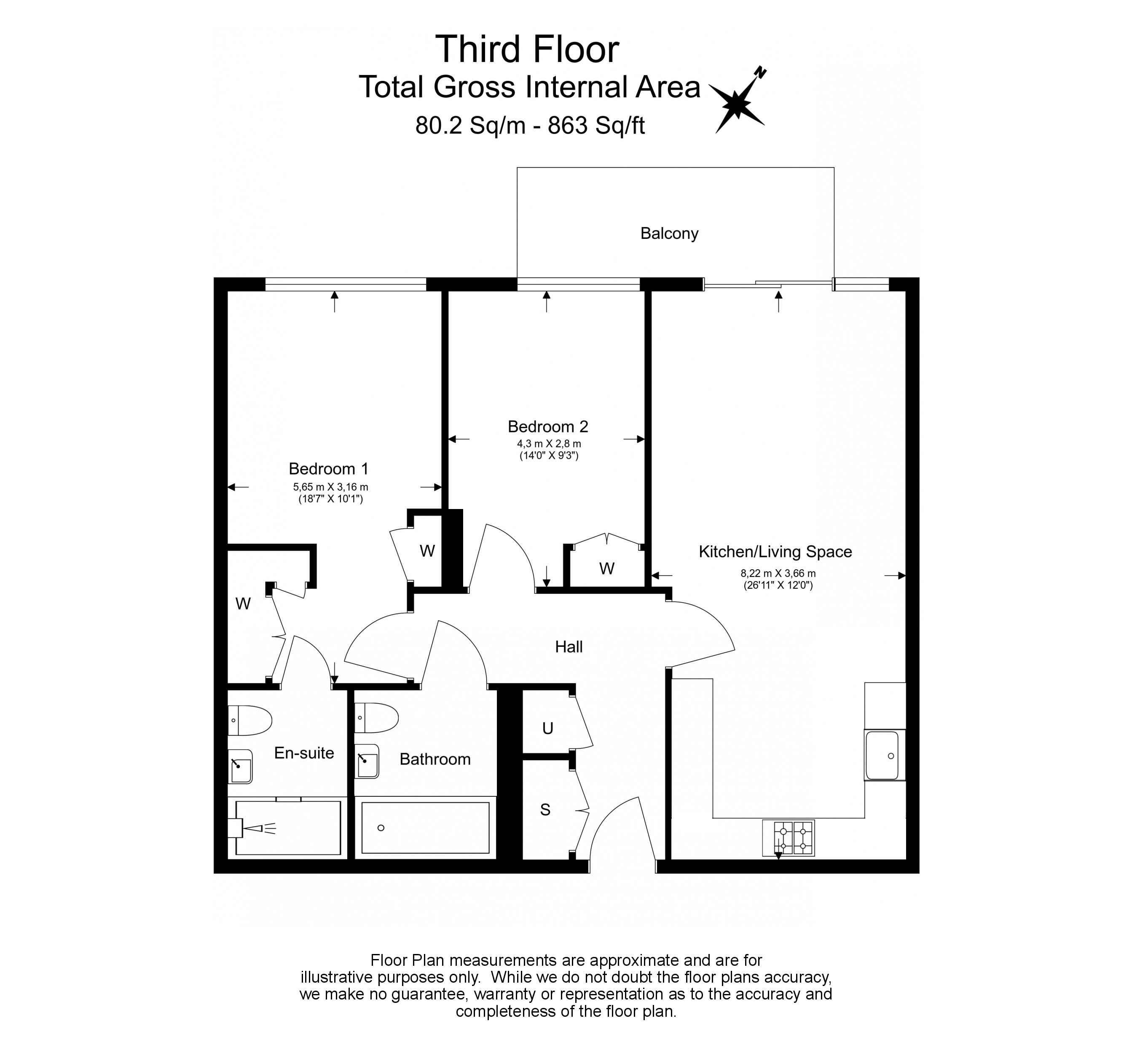 2  bedrooms flat to rent in Lockgate Road, Imperial Wharf, SW6-Floorplan