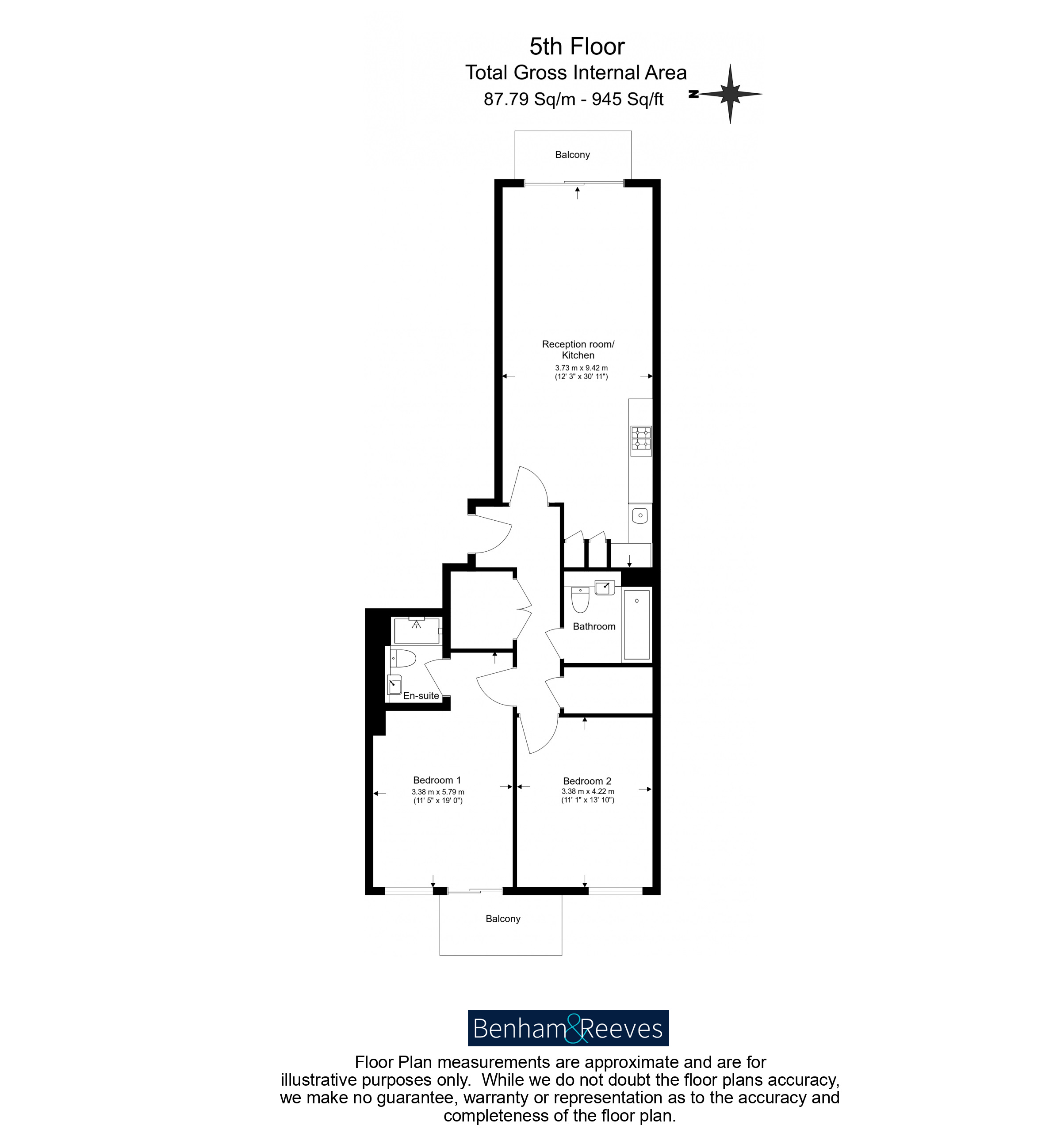 2  bedrooms flat to rent in Ingrebourne Apartments, Central Avenue, SW6-Floorplan